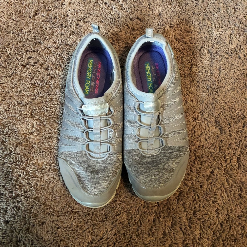 Skechers memory foam slip on shoes